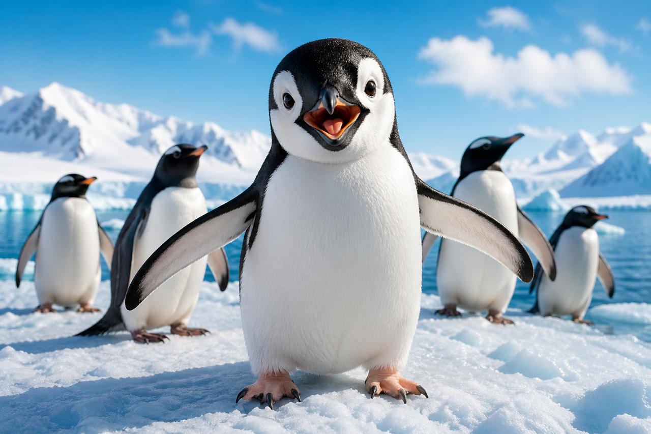 🐧 Пингвины: самые удивительные птицы, которые не умеют летать