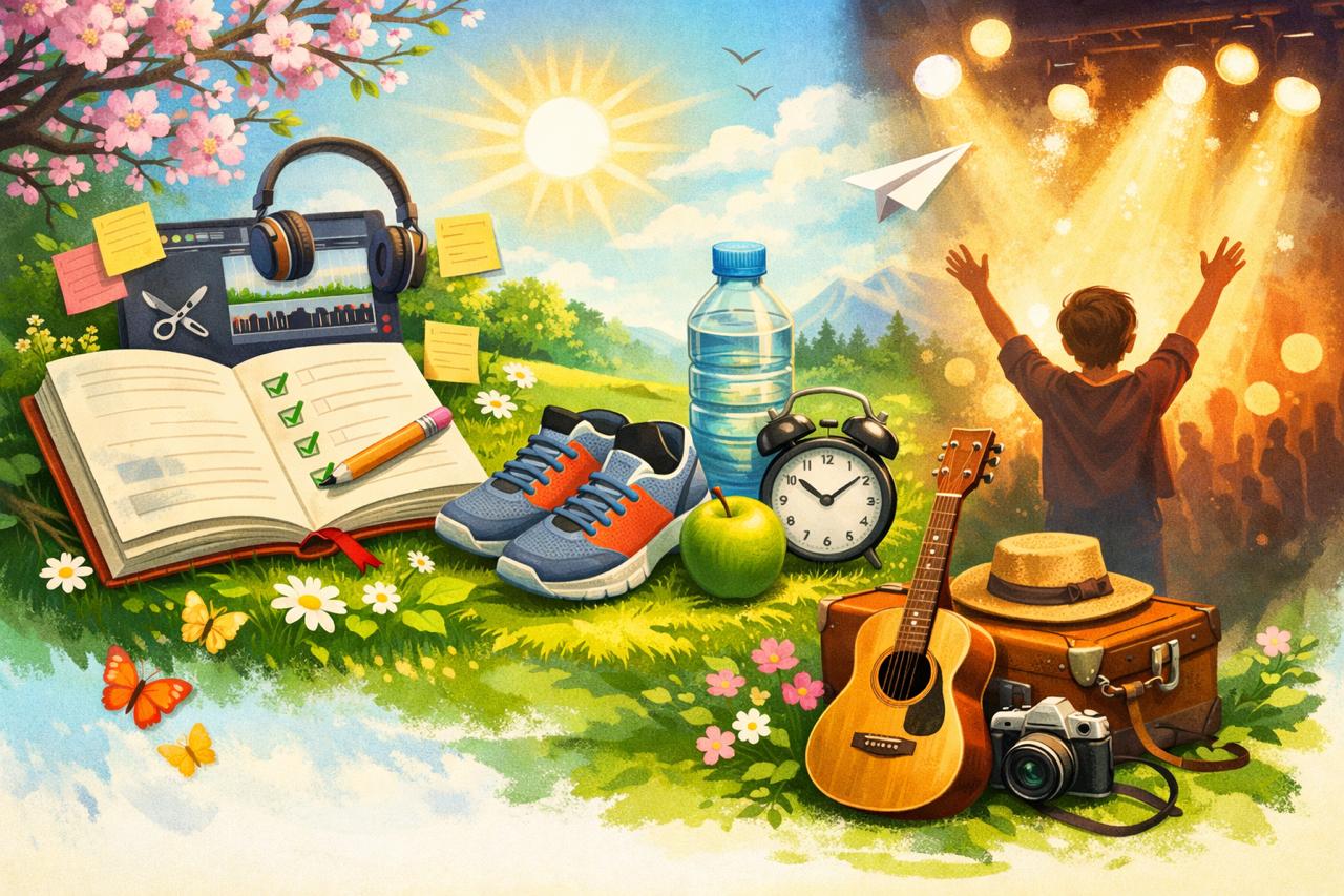 Список целей на весну: не «стать идеальным», а стать чуть лучше