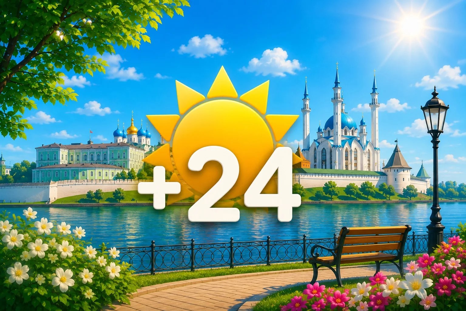 В Казани солнце и до +24 на термометрах