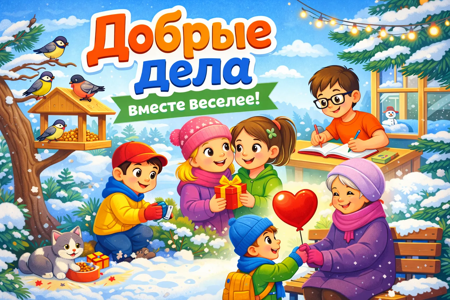 Добрые дела, которые может сделать каждый ребёнок