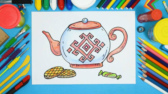 Учимся рисовать вместе с  «ШАЯН рәссам»