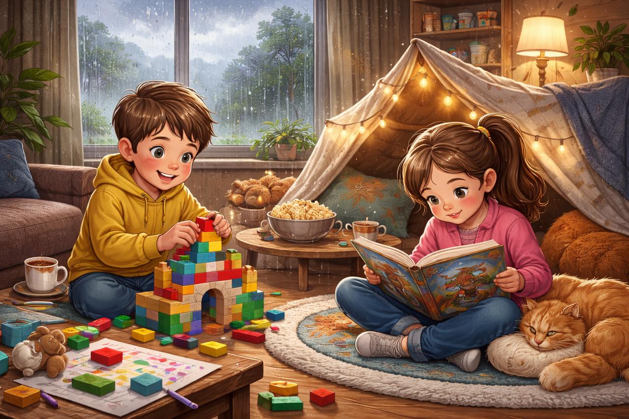 Чем заняться дома в пасмурную погоду