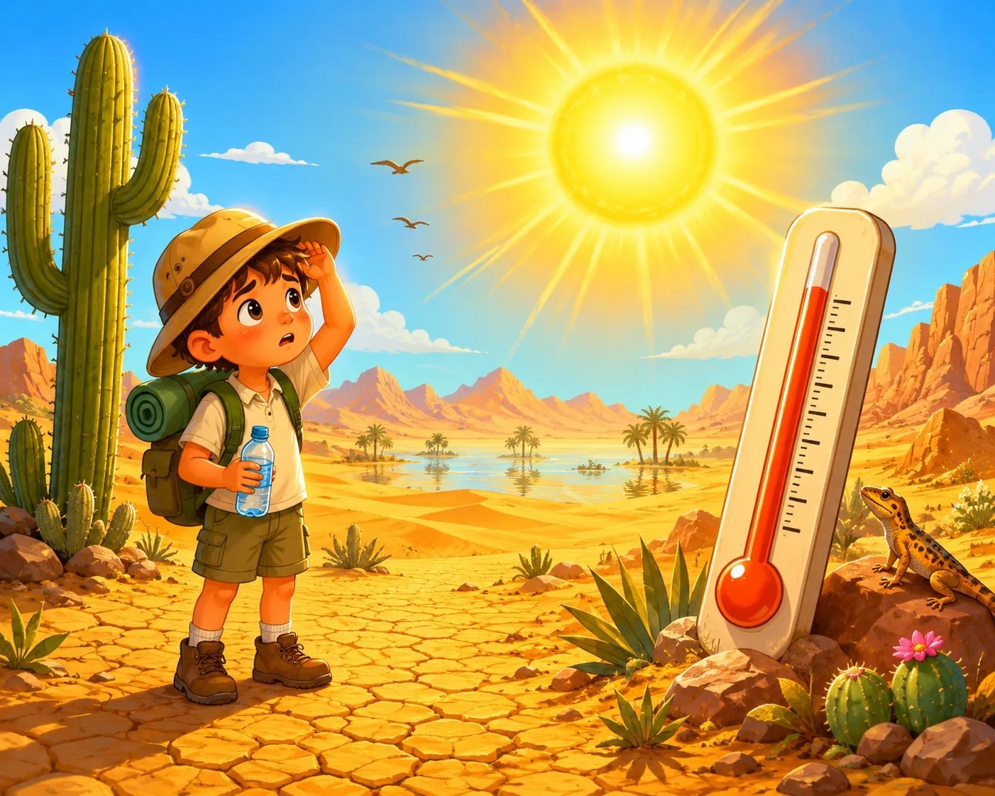 Температура до + 70°: Самые жаркие места на Земле