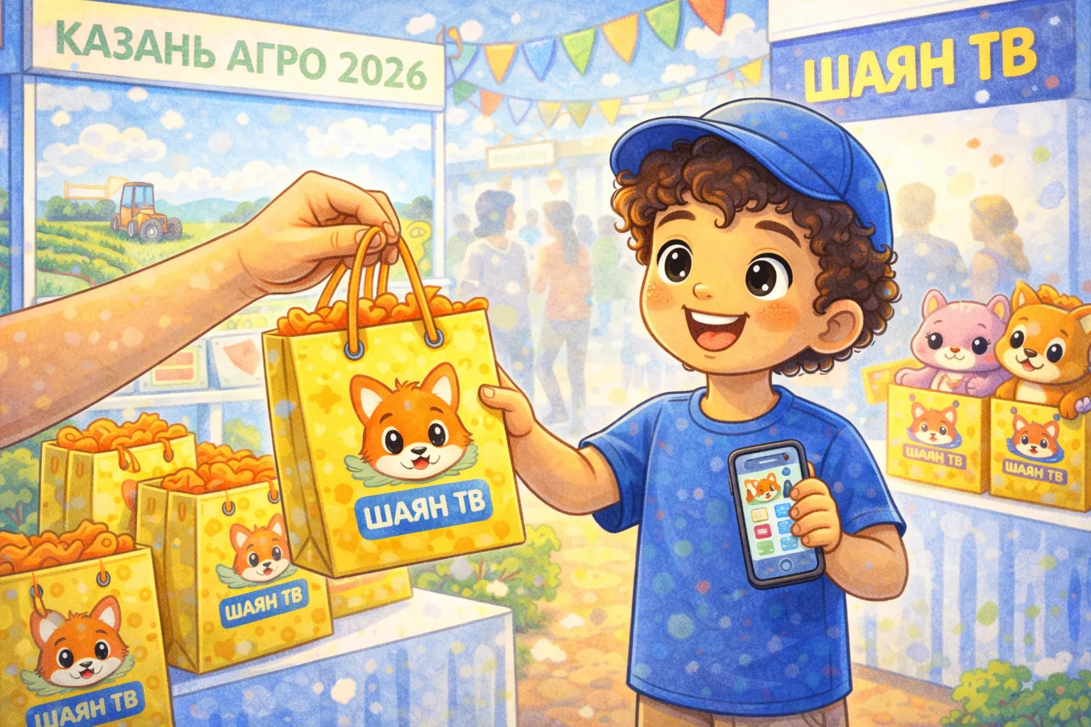 Подарки от «ШАЯН ТВ» для подписчиков на выставке «Казань Агро - 2026»