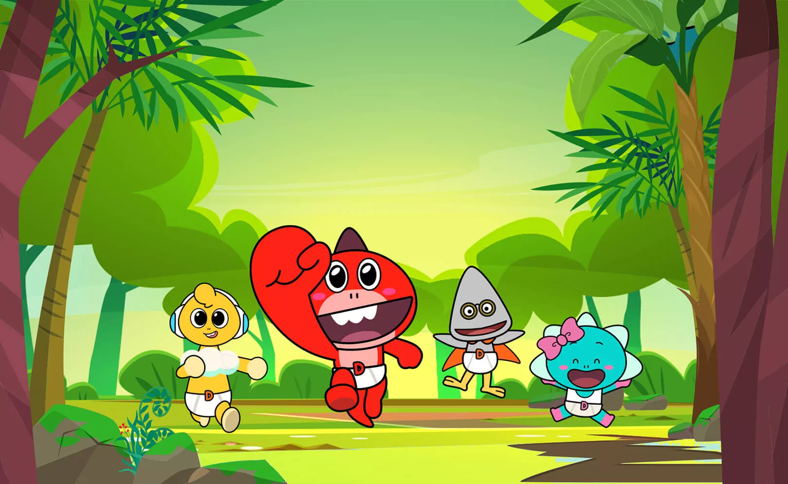 Дино друзья