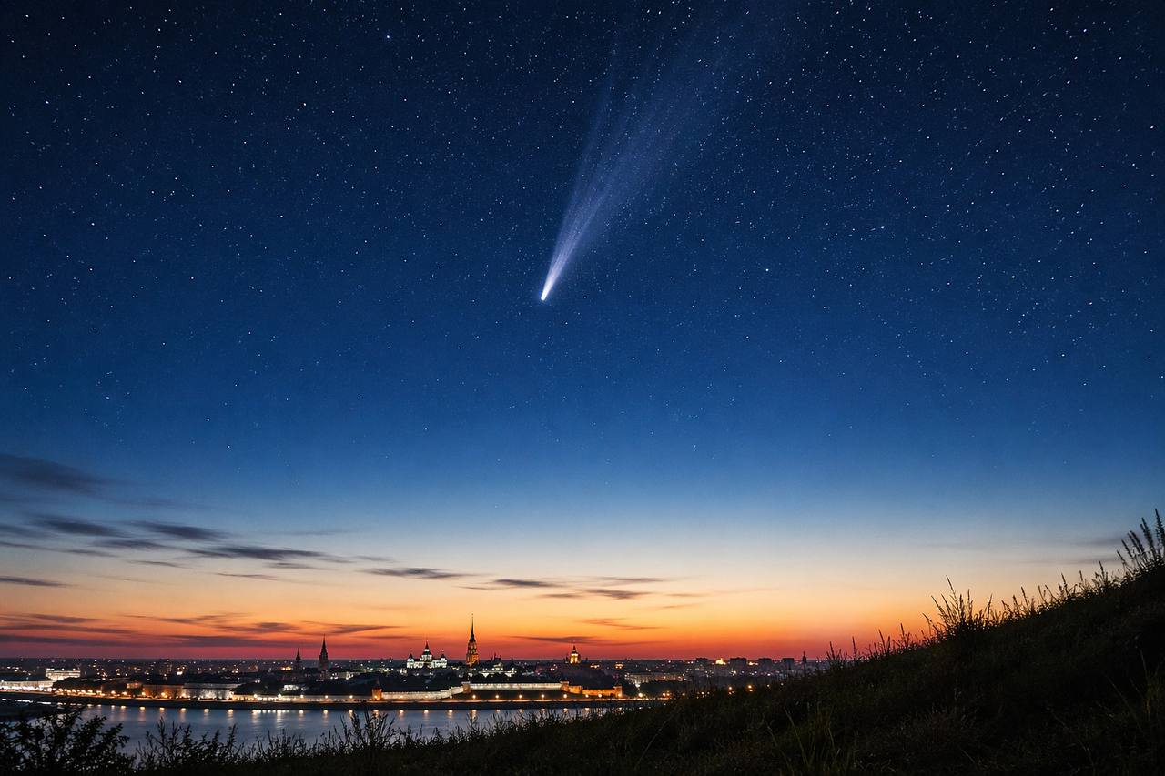 Над Татарстаном пролетает уникальная комета: когда и как наблюдать