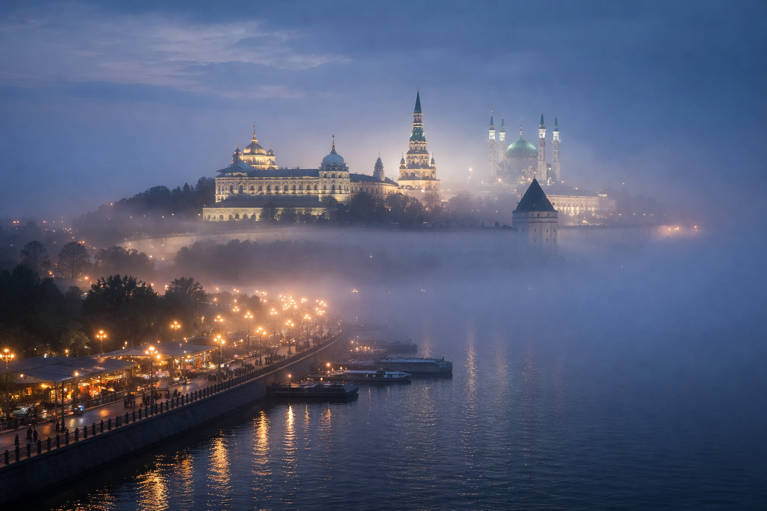 Туманная погода продолжается