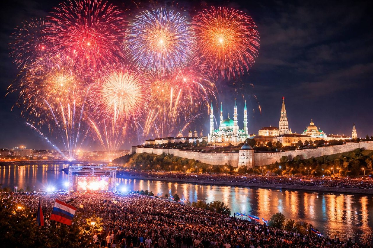 В Казани на 9 Мая готовятся запустить праздничный салют!