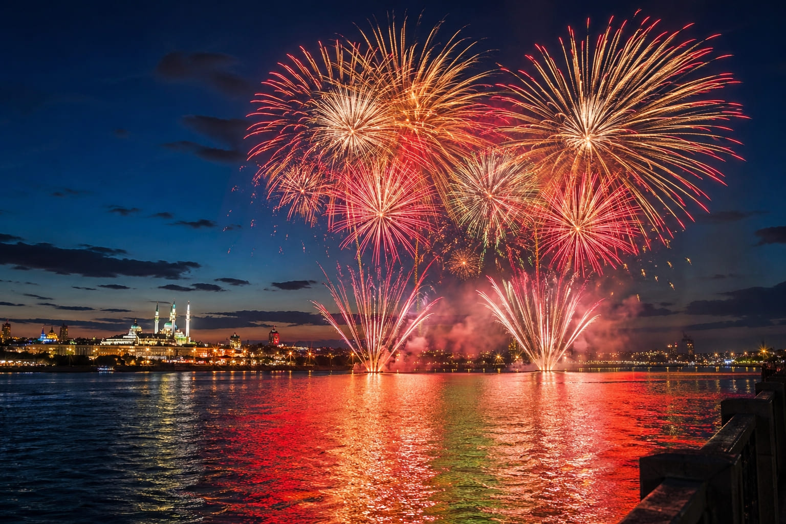 Залпы в честь героев: салют над Казанкой запустят в десять вечера.