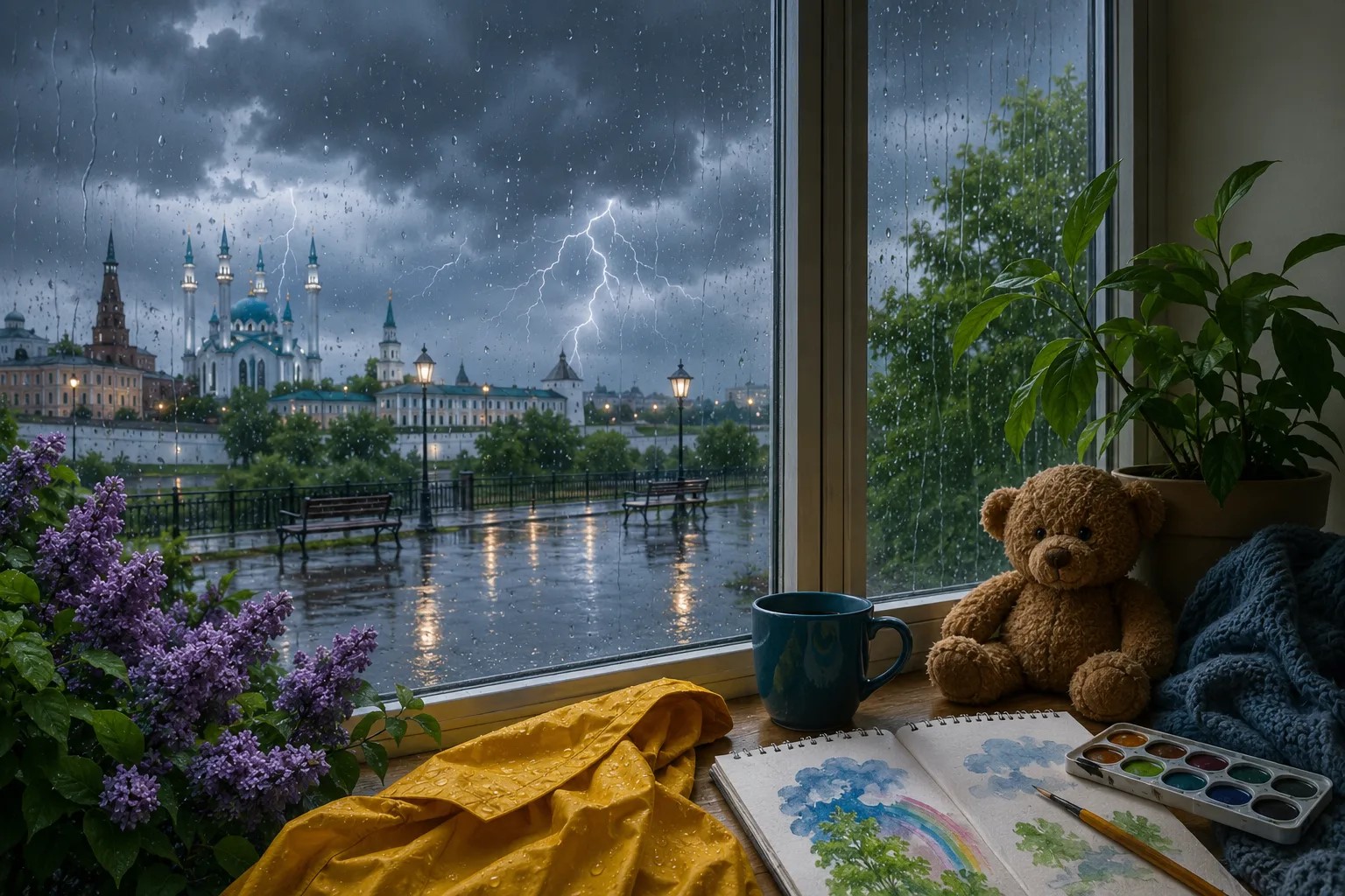 Ливни и грозы в Казани: как пройдут первые дни каникул
