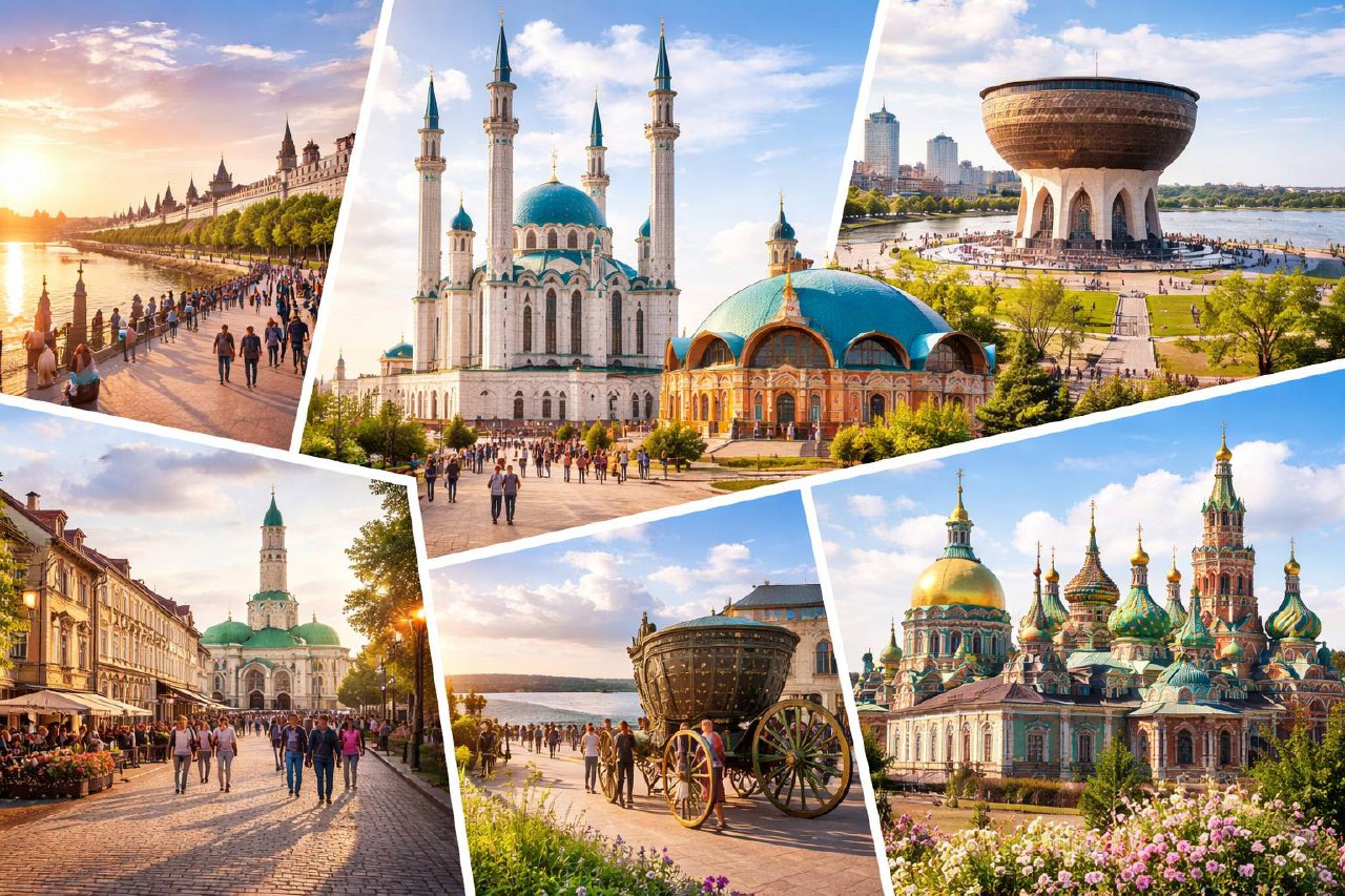 Излюбленные туристами места Казани