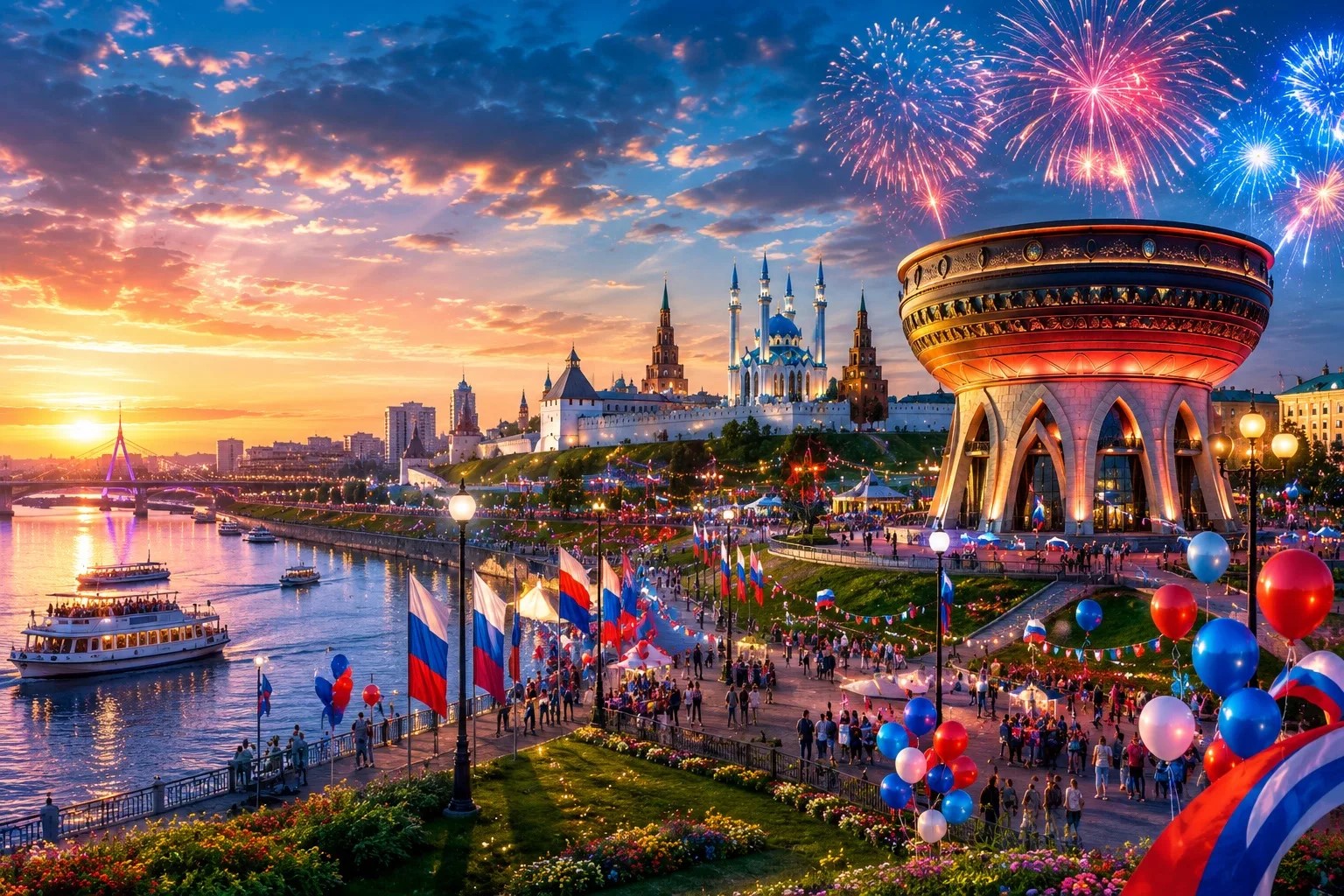 Как пройдет День России в Казани: праздничная программа